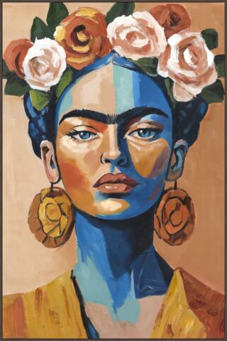 Frida kahlo in frame 70x105cm Eliassen.nl fk9117