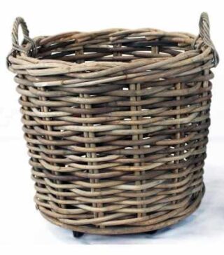 Fire basket extra thick rattan large round Eliassen.nl