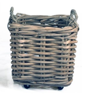 Haardmand extra dik rotan vierkant Eliassen.nl