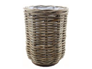 Korb asli rund hoch dick Rattan Eliassen.nl 65cm 304264