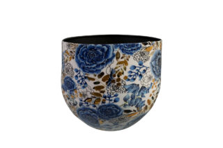 Pot metaal Dutch Blauw Buikvorm in 3 maten