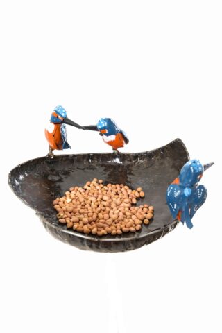 Vogelvoerschaal hartvorm 3x IJsvogeltjes Eliassen.nl Zimba za402442