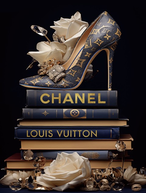 Glasmalerei hacken auf blauen Büchern - Eliassen.de