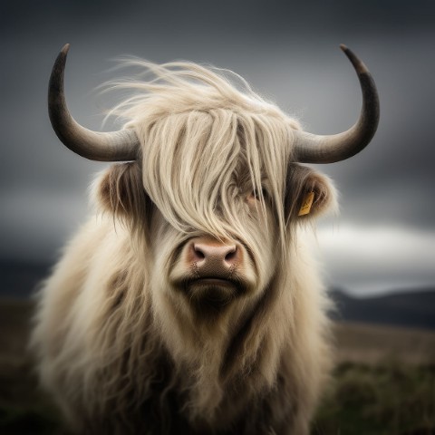 glass painting Scottish highlander - Eliassen.nl