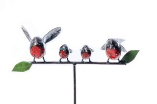 Gartenstuhl 4 rote Vögel Eliassen.nl Zimba za407799