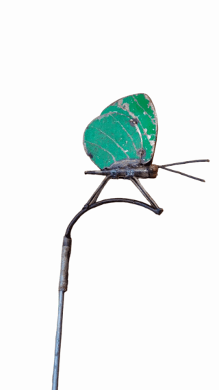 garden stick butterfly large green Eliassen.nl Zimba za407645