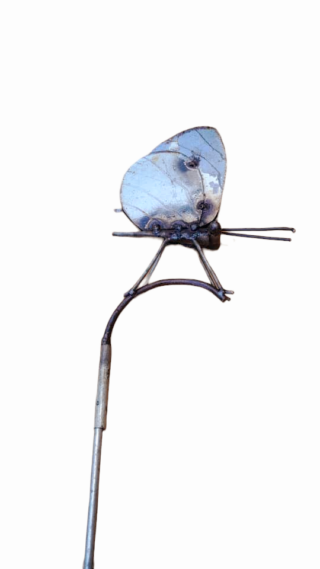 Gartenstab Schmetterling groß weiß Eliassen.nl Zimba za409458