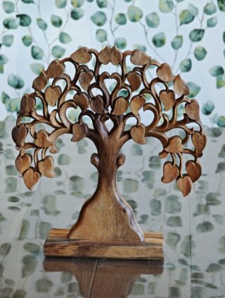 Beeld Levensboom hout staand 30cm eliassen.nl