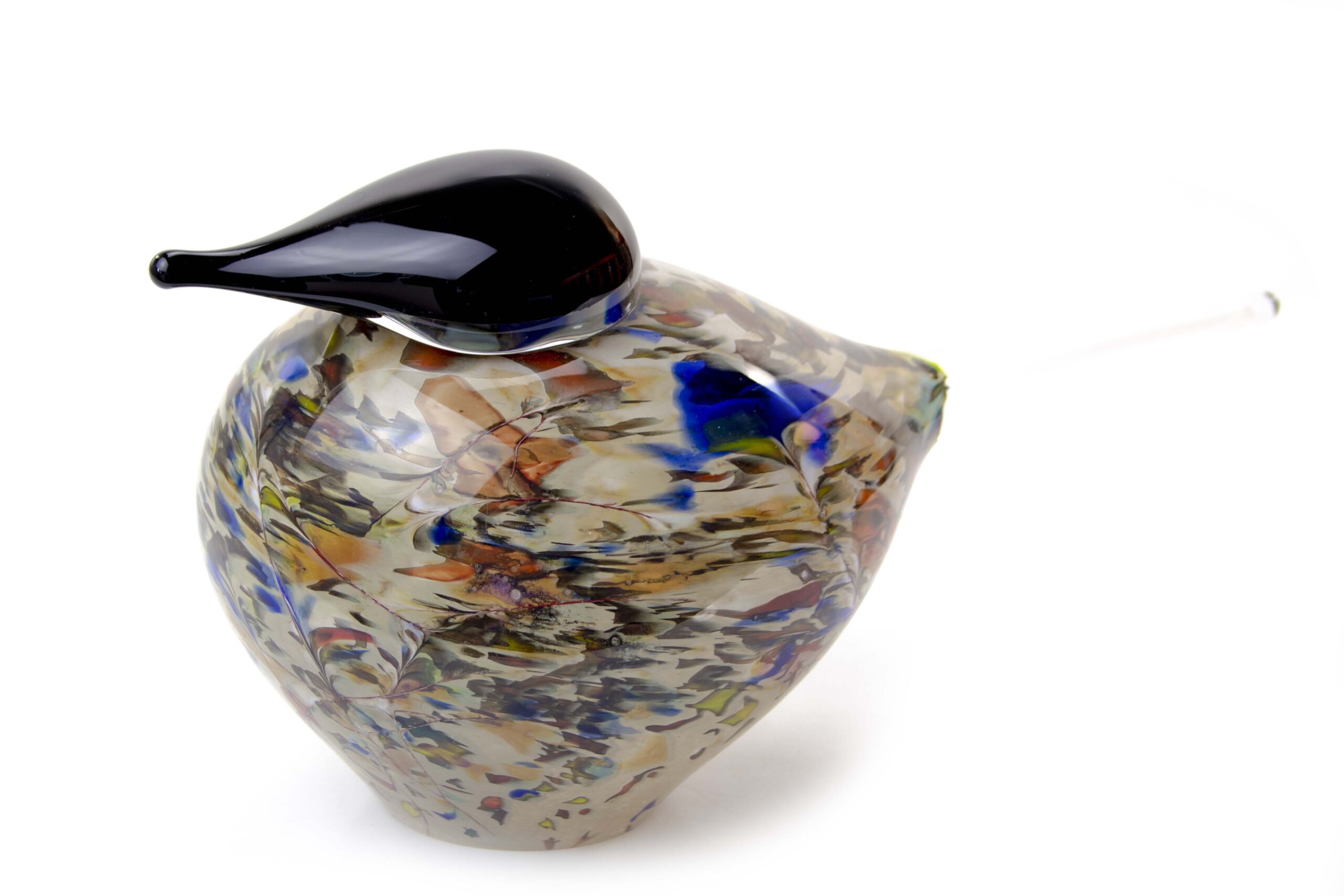 Statue Glasmöwe mehrfarbig 30cm eliassen.nl