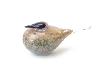 Beeld glas meeuw Earth and Water 29cm eliassen.nl