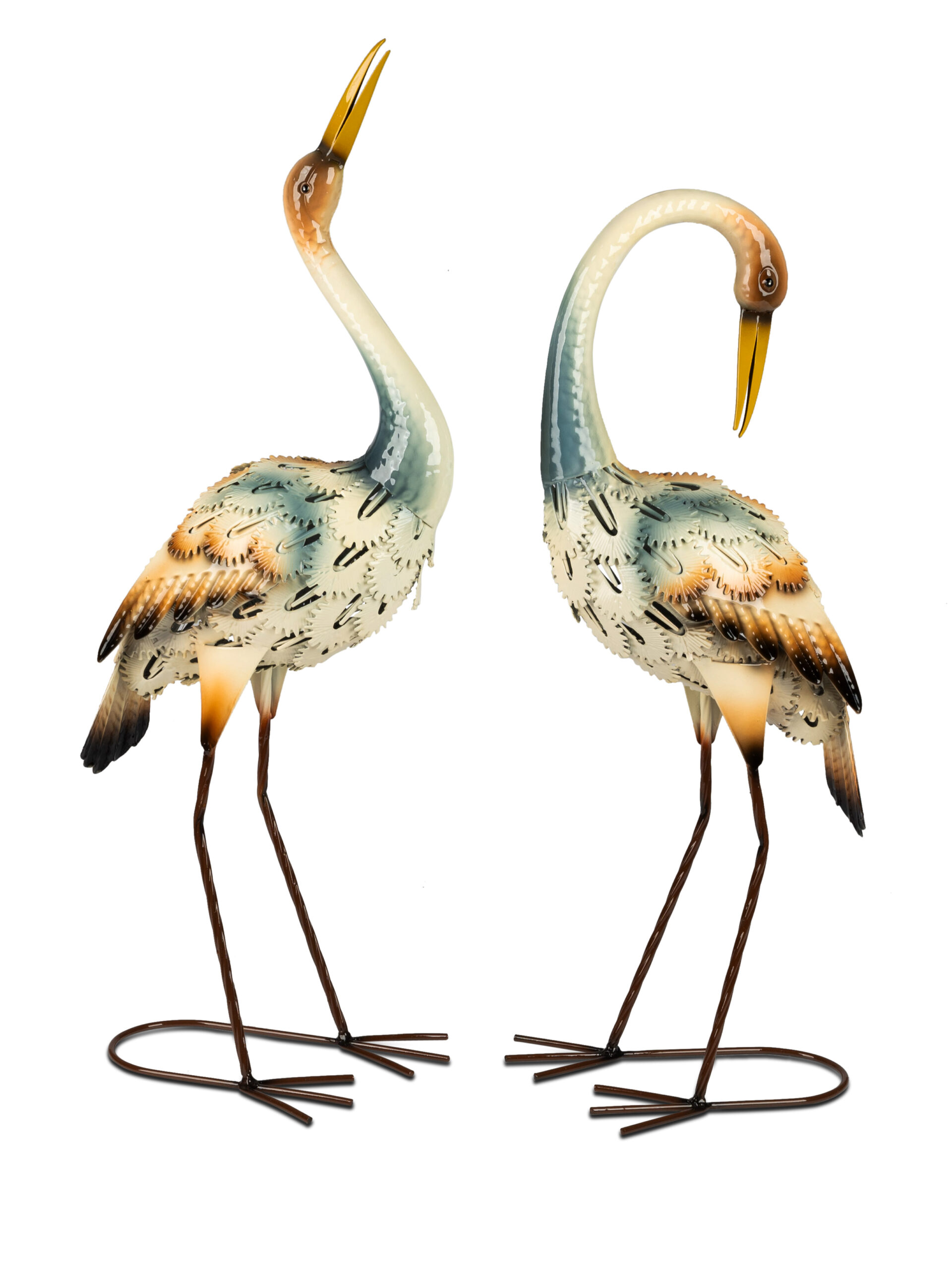 Metall Figurenset Reiher Vögel 71cm - Eliassen.nl