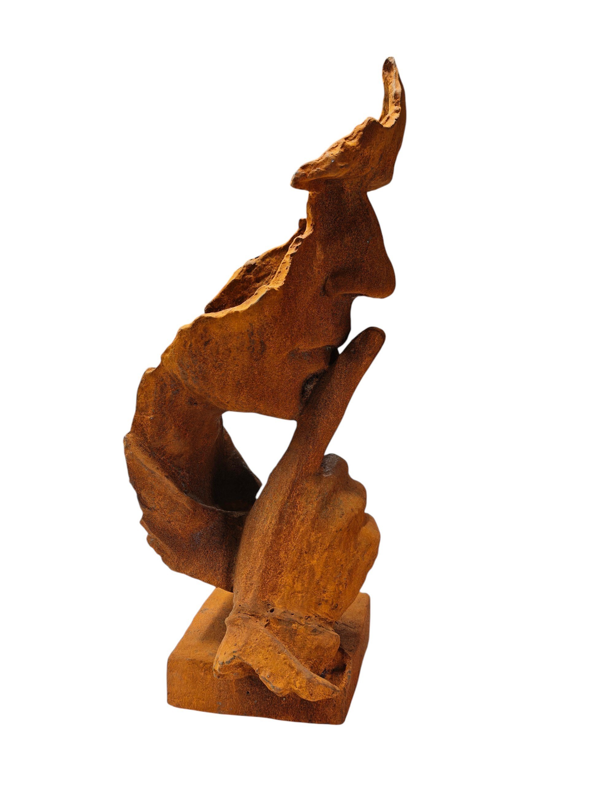 Gietijzeren beeld Fluisteraar 60cm