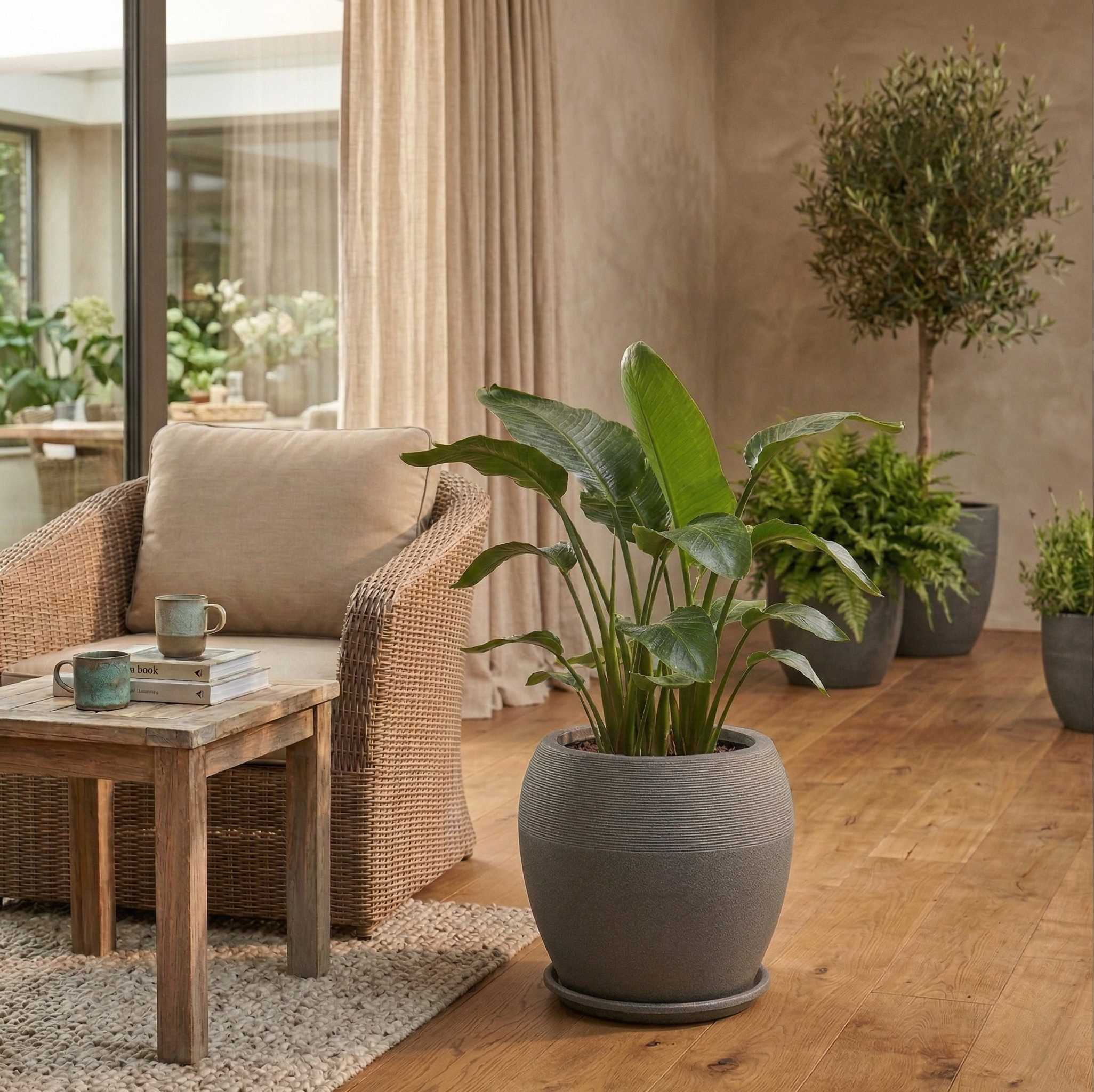 Odin Bolpot met schotel grijs 47cm