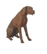 Hond zittend gietijzer Eliassen.nl