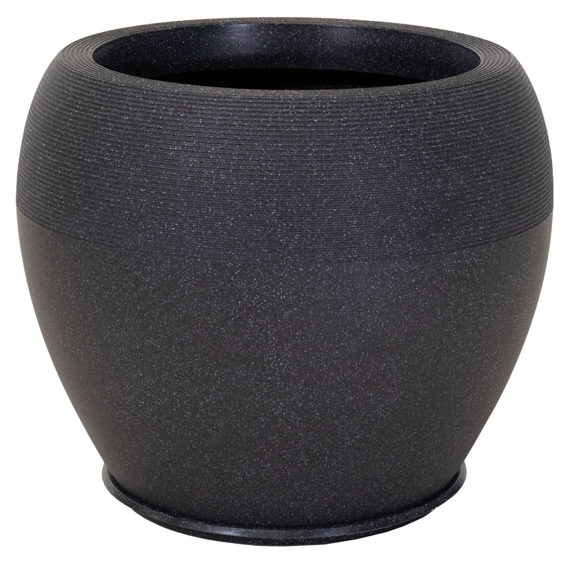 Odin bolpot met schotel antraciet Eliassen.nl