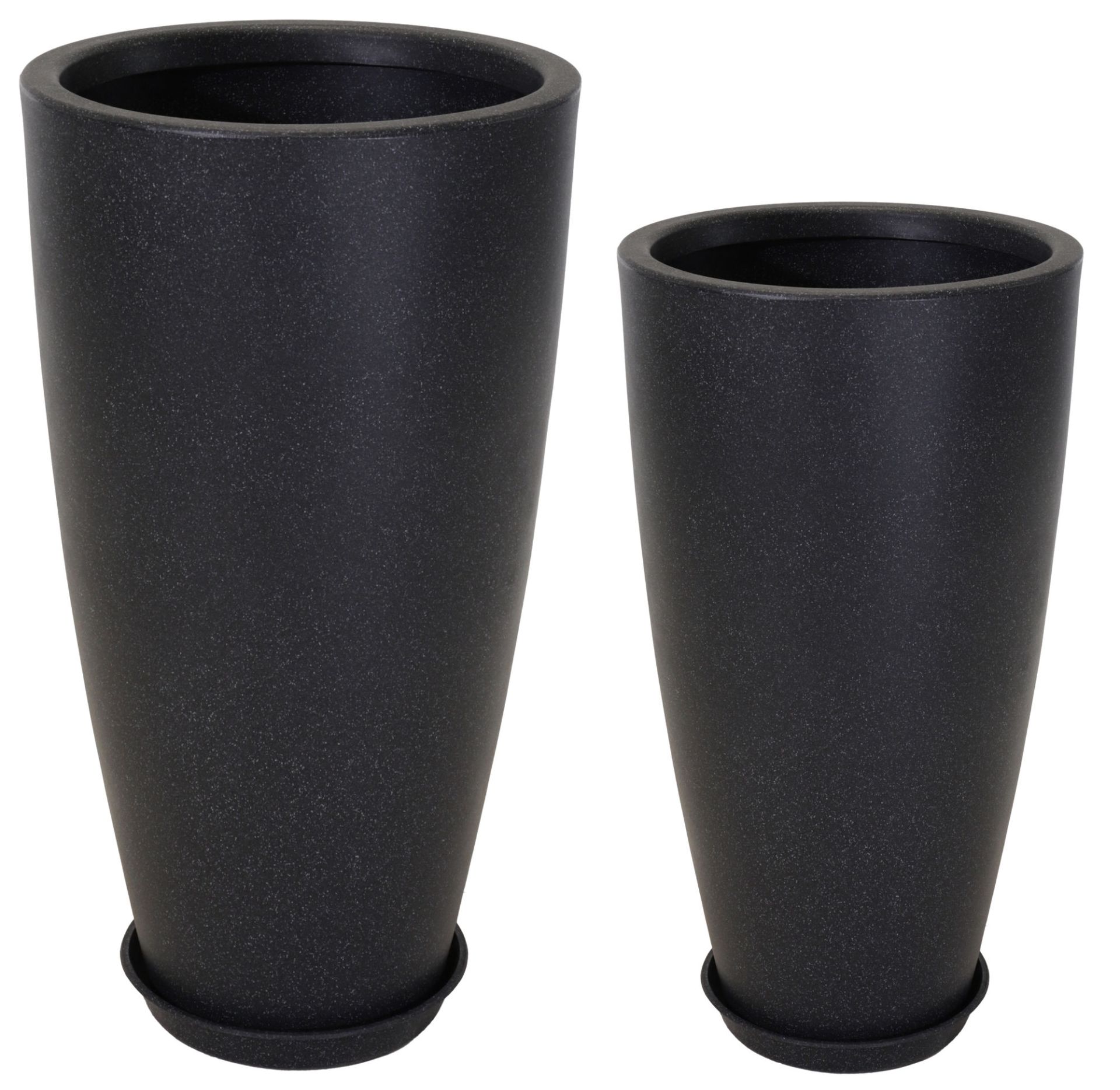 Odin vazenset met schotel antraciet Eliassen.nl