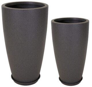 Odin Vasen-Set mit Untertasse grau Eliassen.nl