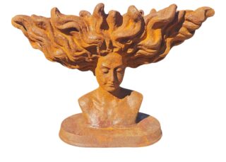 Vaas vrouw gietijzer Eliassen.nl