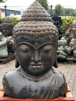 Garden statue buddha bust 150cm - Eliassen.nl