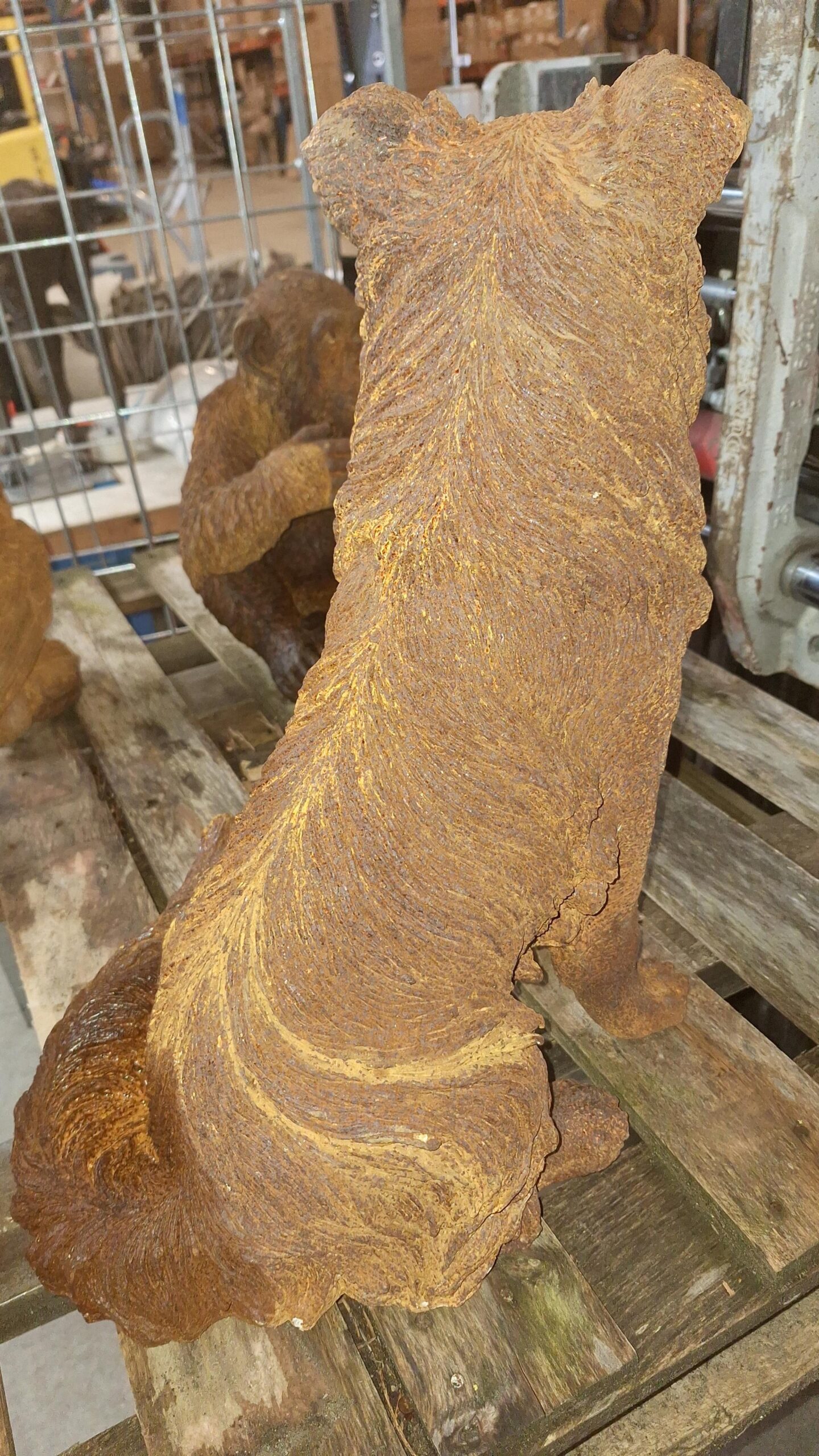 Hund Gusseisen Collie 50cm