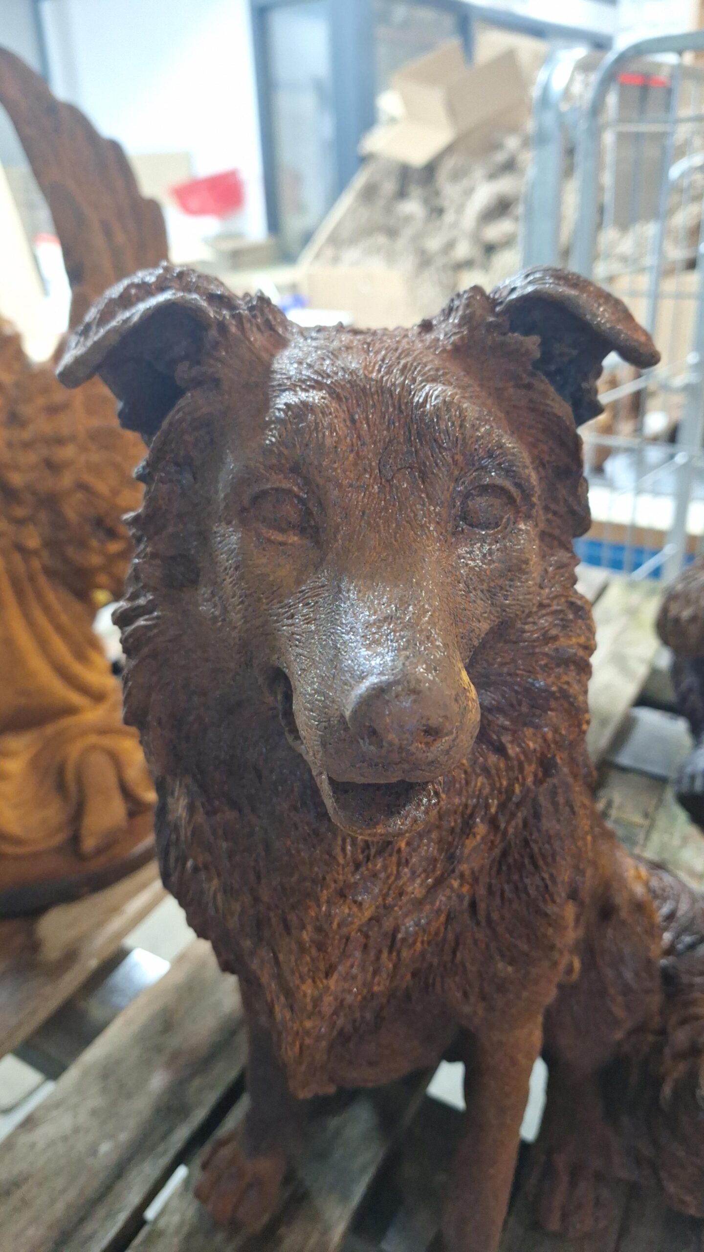 Hund Gusseisen Collie 50cm