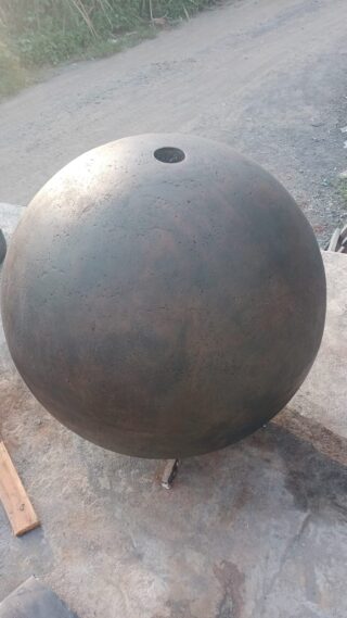 Wasserdekoration Wasserkugel rustikaler Beton 100cm - Eliassen.nl