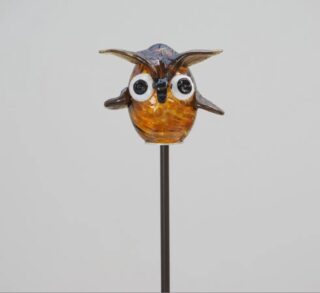 glasbeeldje uil op pin - Eliassen.nl