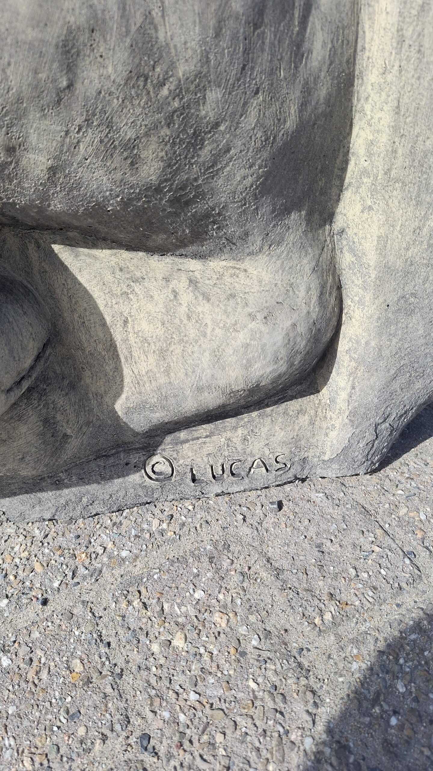 Beeld Sculptuur Wijzende hand 84cm