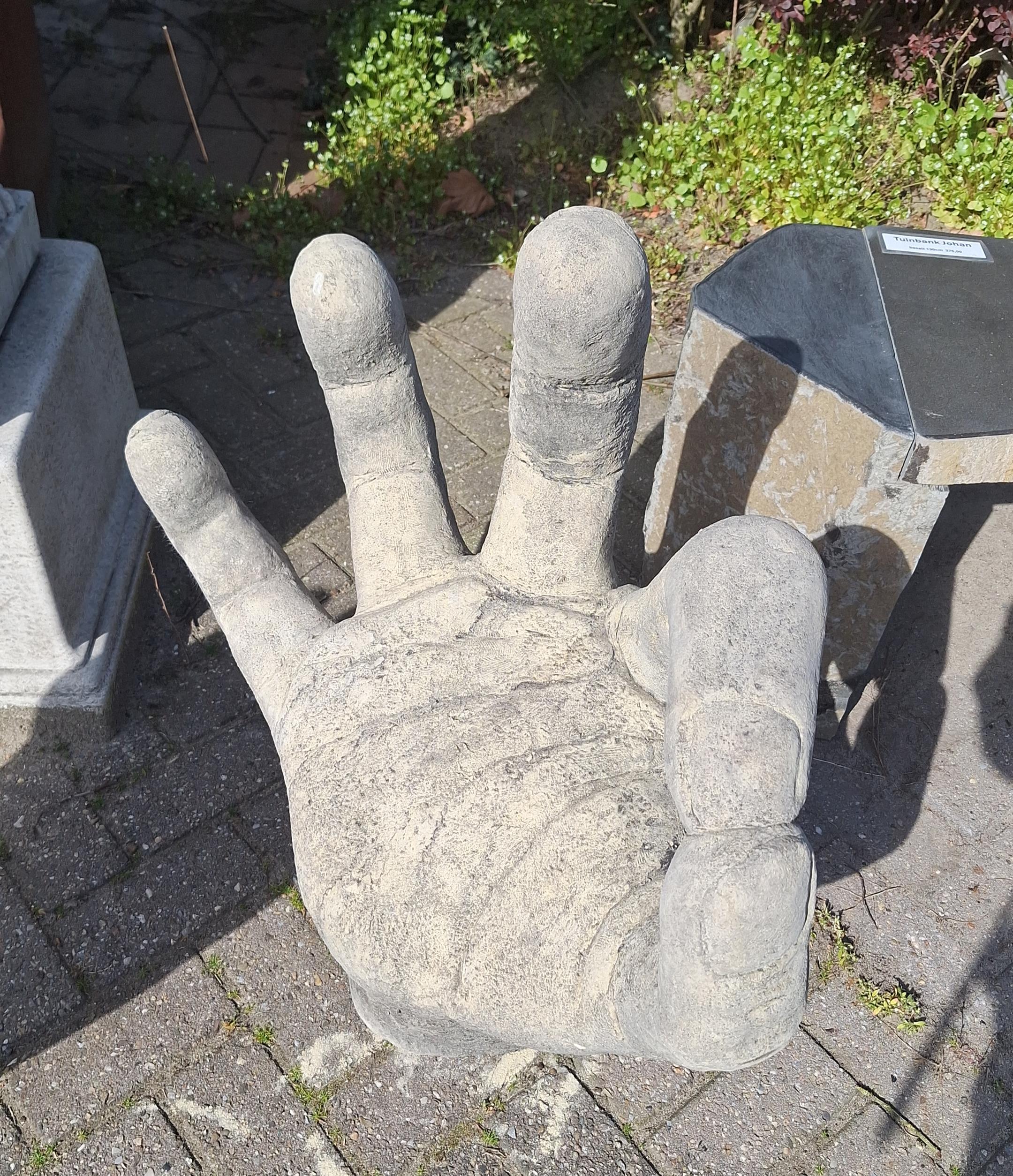 Statue Skulptur Hand in Ordnung 84cm