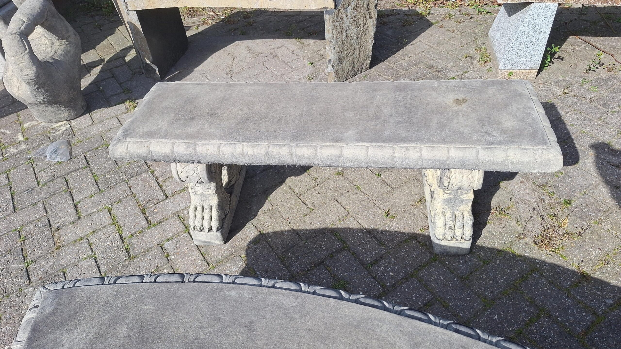 Gartenbank gerade Englisch 127cm