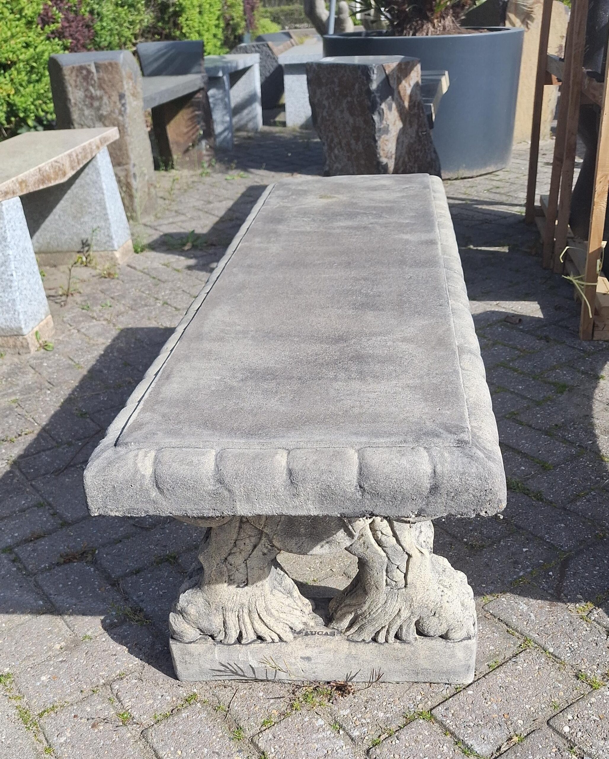 Gartenbank gerade Englisch 127cm