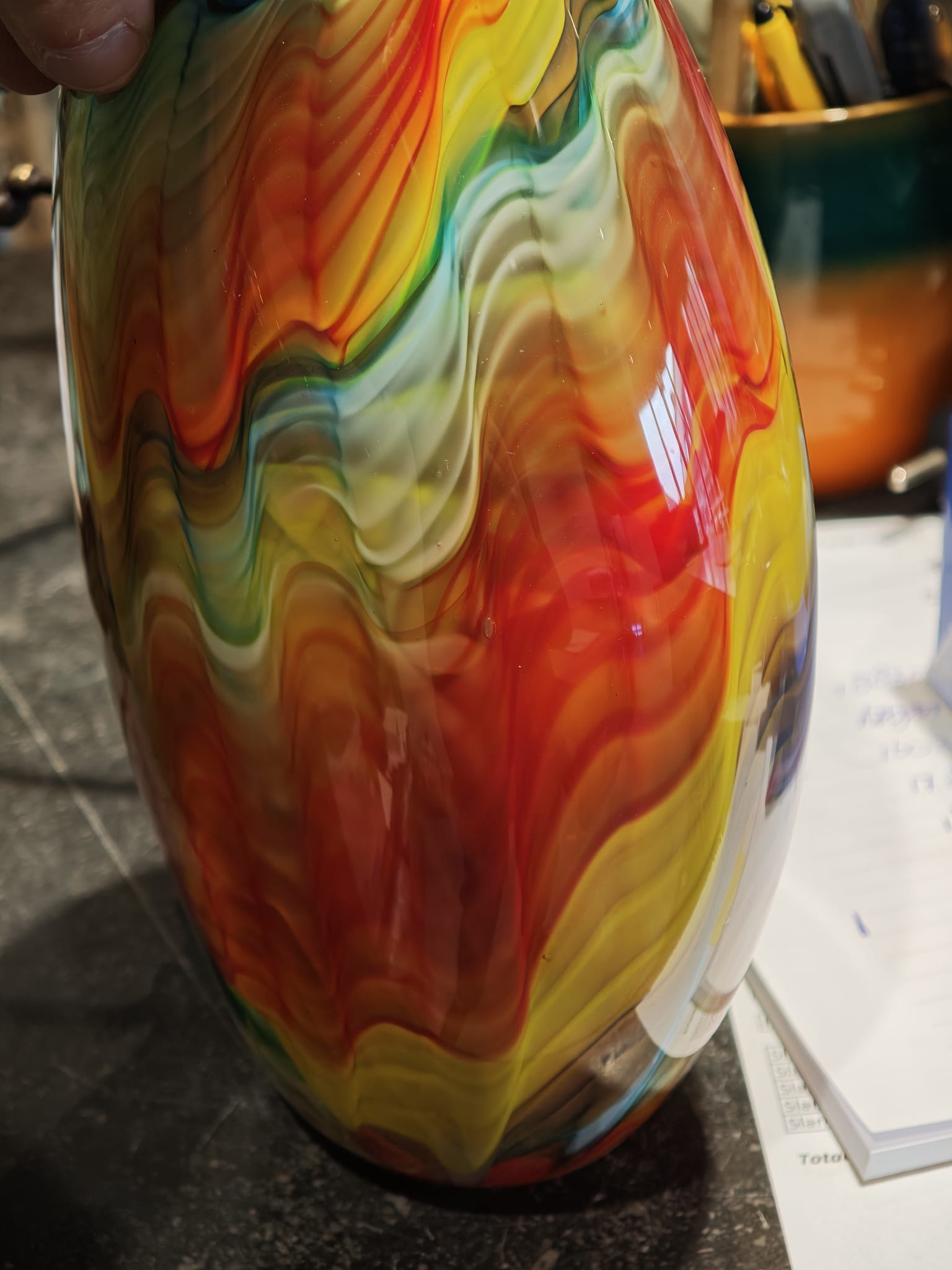 Vaas glas Quakes 28cm