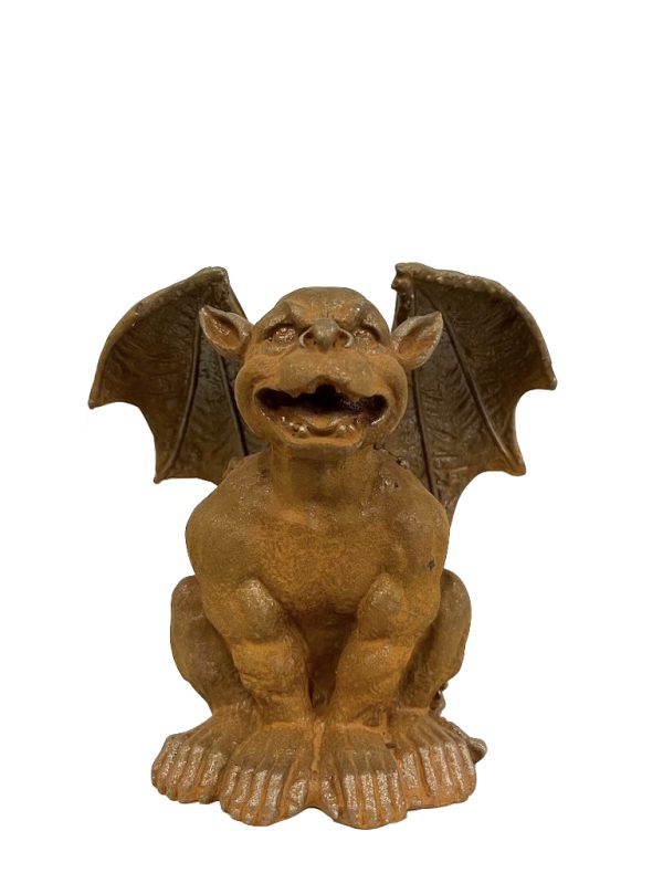 beeld Gargoyle gietijzer 17cm - Eliassen.nl