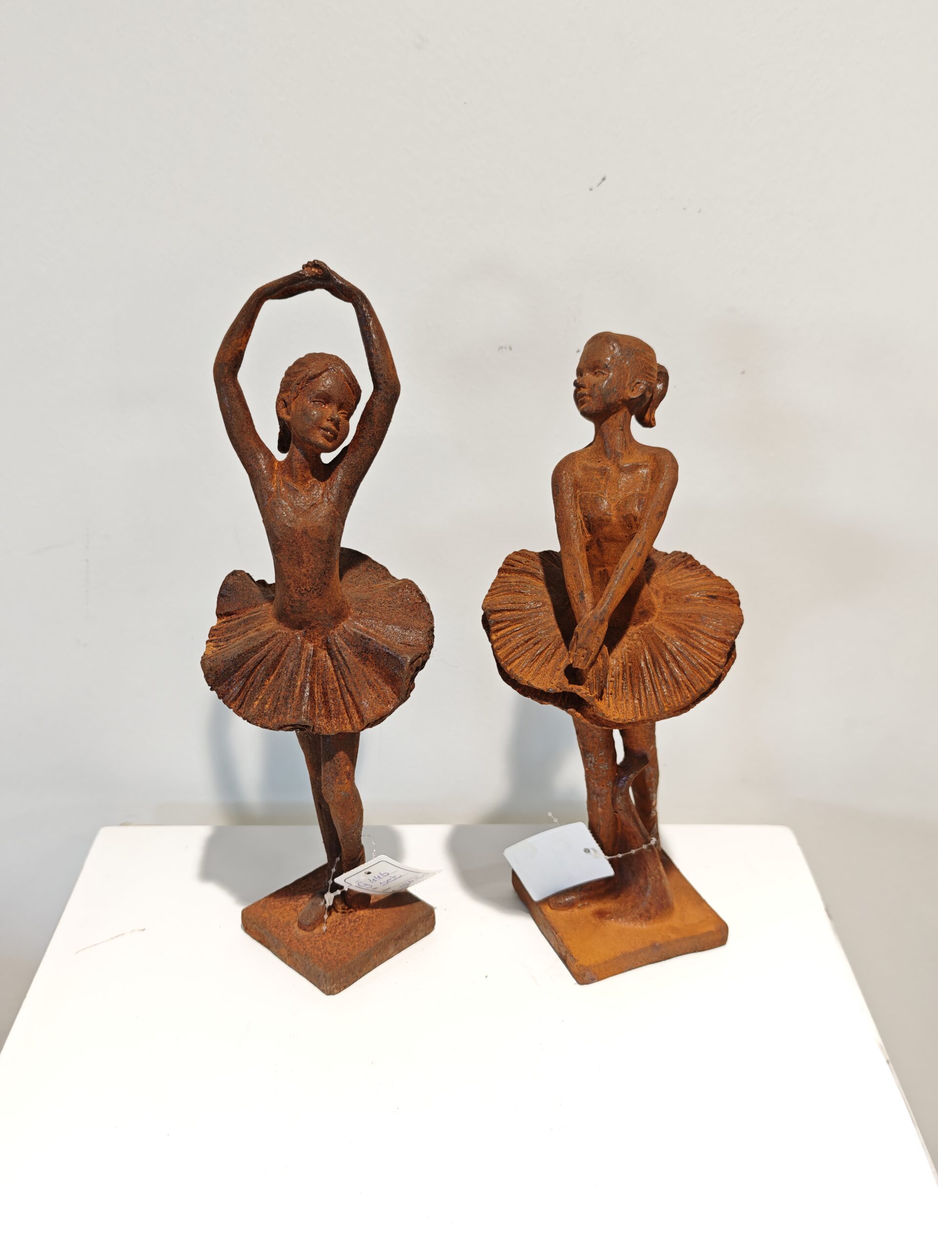 Gietijzeren beelden set Ballerina's 29cm