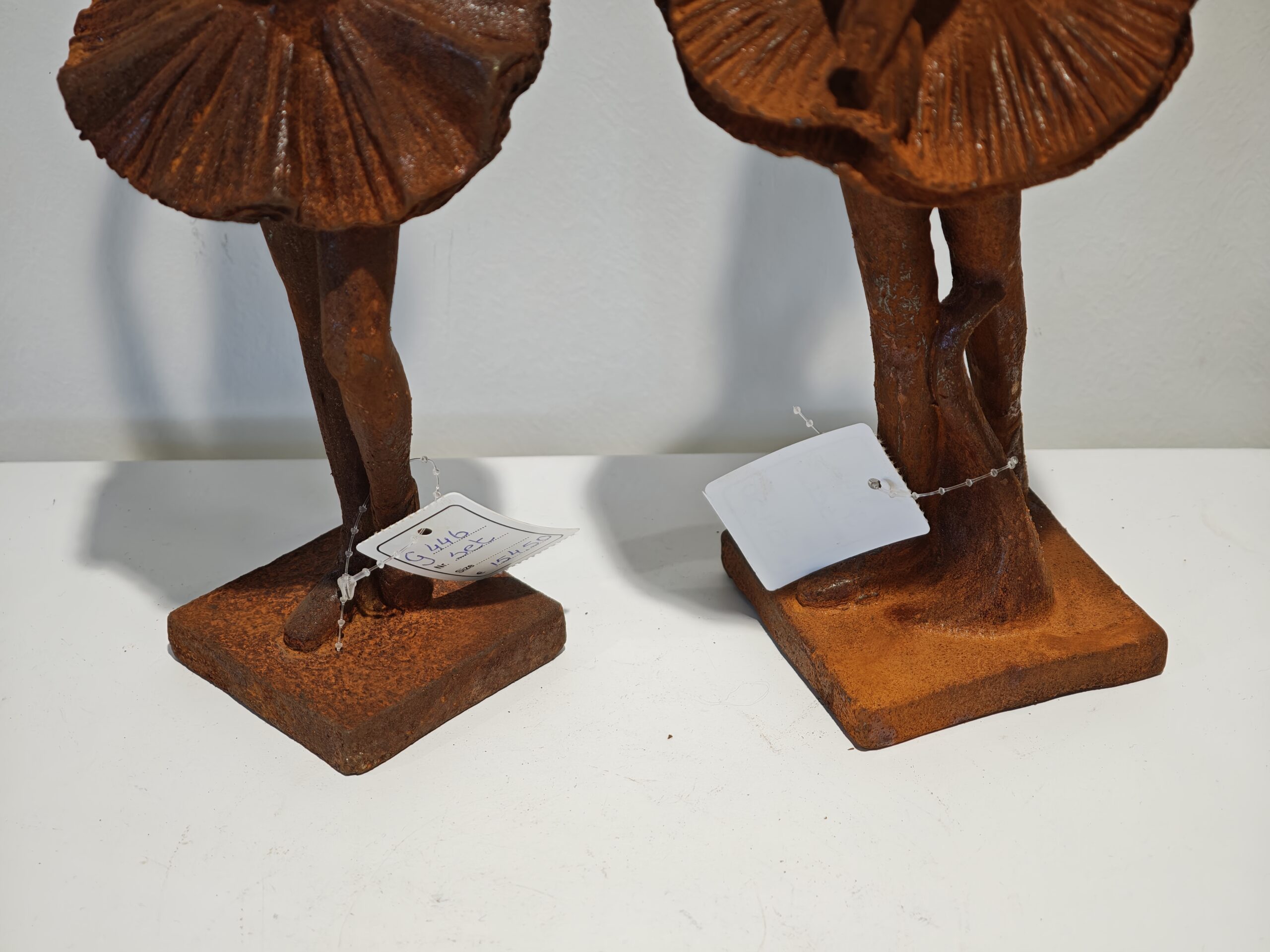 Gietijzeren beelden set Ballerina's 29cm