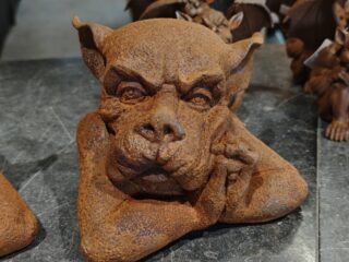 Gietijzeren beeld Buste Hond 18cm - Eliassen.nl