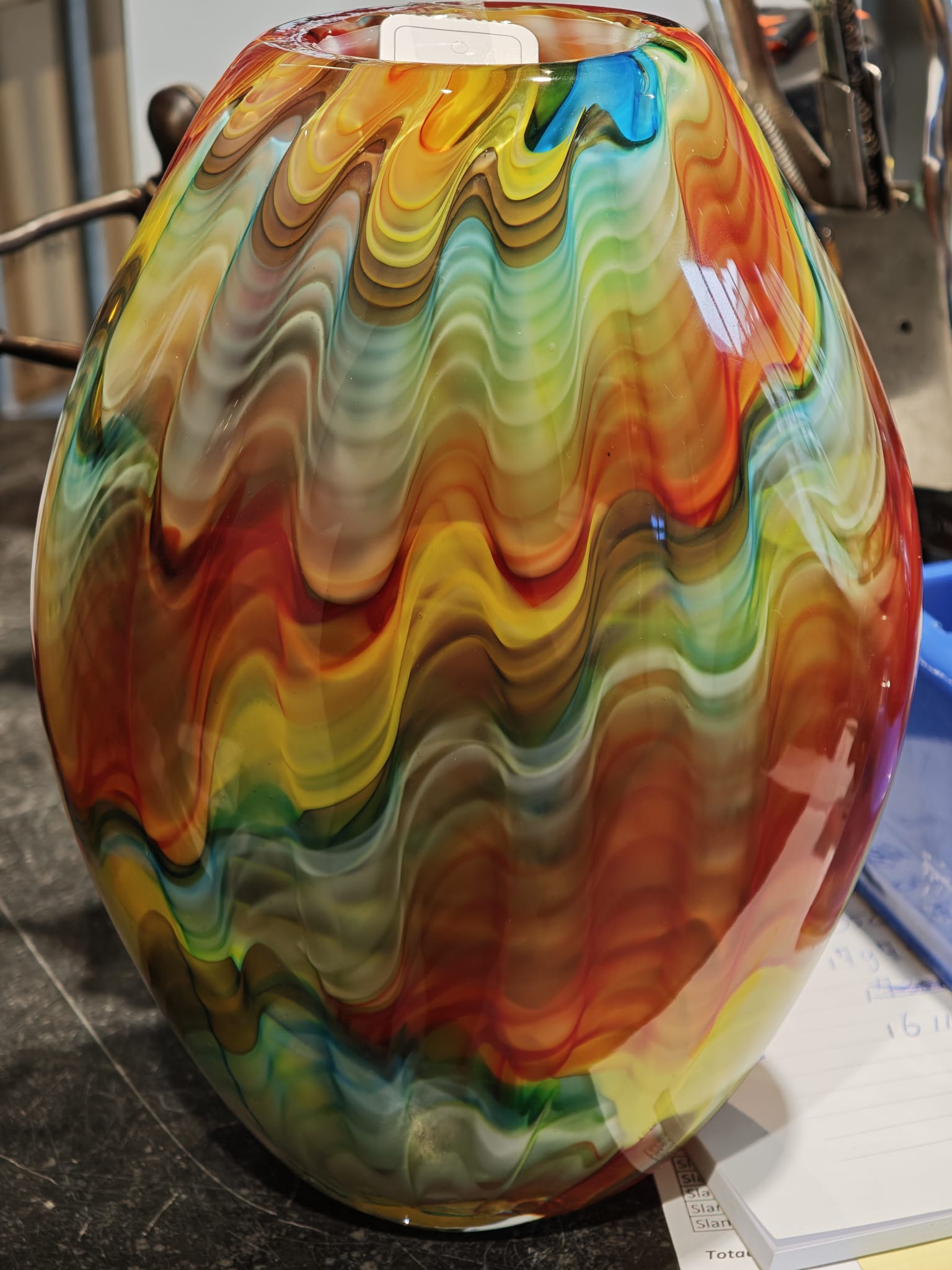Vaas glas Quakes 28cm