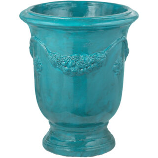 Pot terracotta Anduze antiek groen - Eliassen.nl