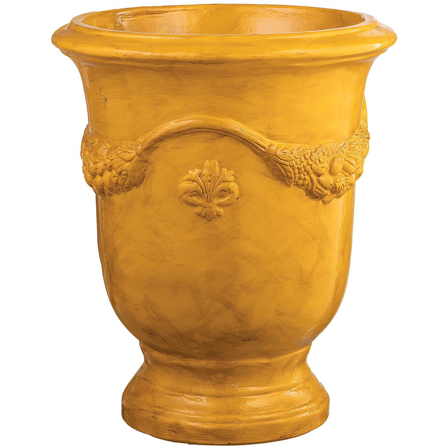 Pot terracotta Anduze antiek geel - Eliassen.nl