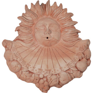 zonnewijzer terracotta toscaans meridiana frutta - Eliassen.nl