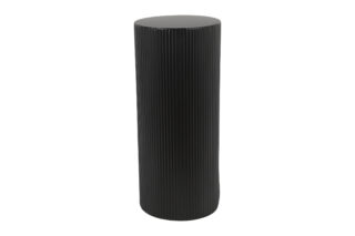 zuil rond metaal zwart bradly 100cm - Eliassen.nl