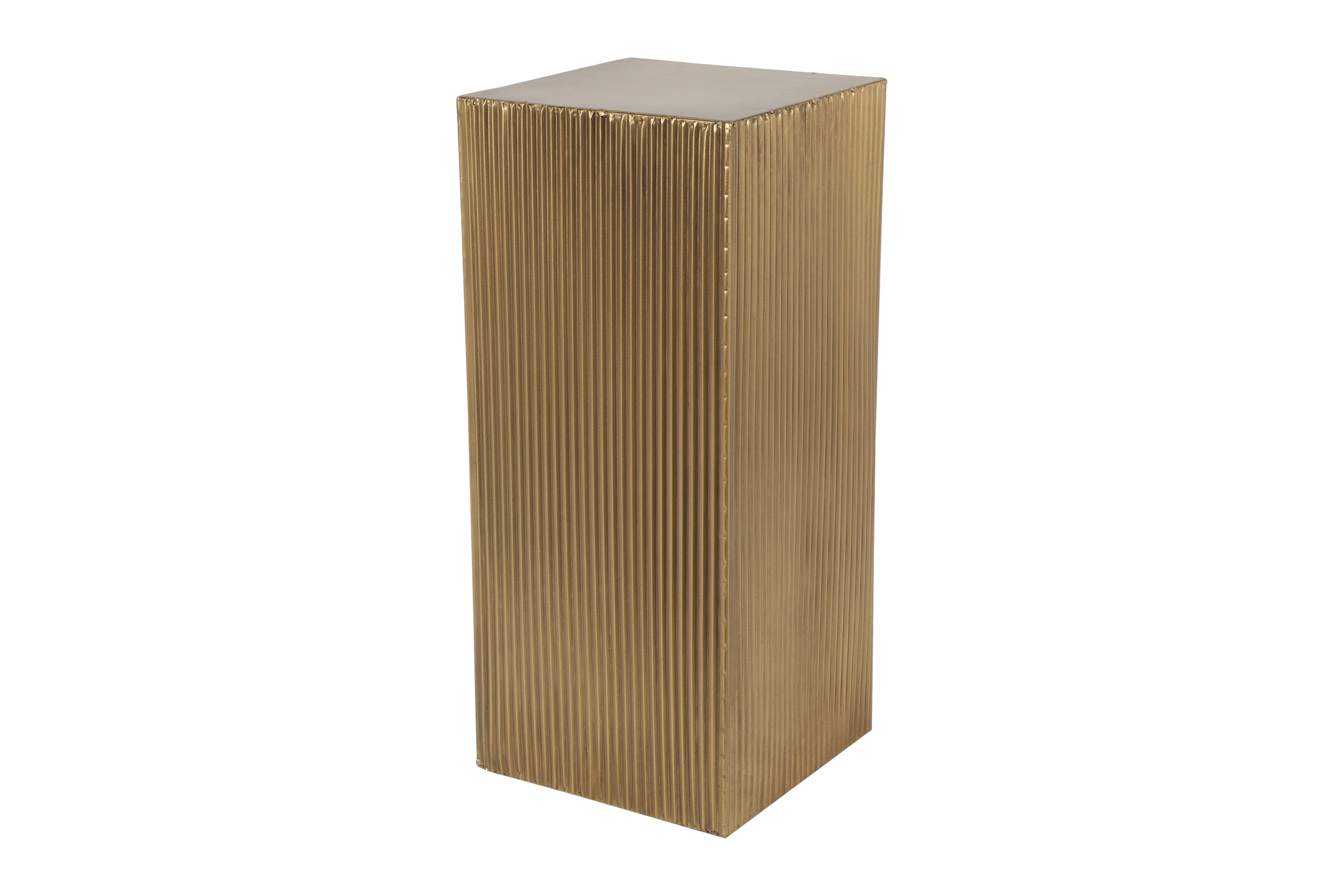 zuil vierkant metaal goud 80cm - Eliassen.nl