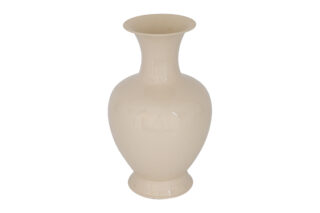 Metalen vaas Napier creme 34cm