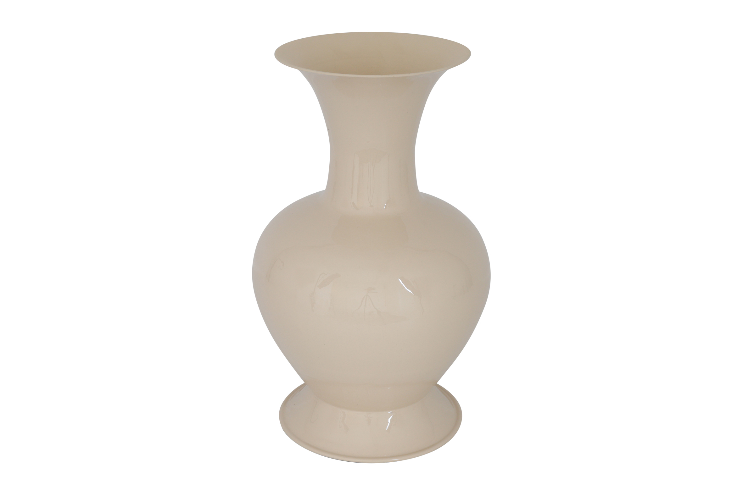 metalen vaas napier creme 43cm - Eliassen.nl