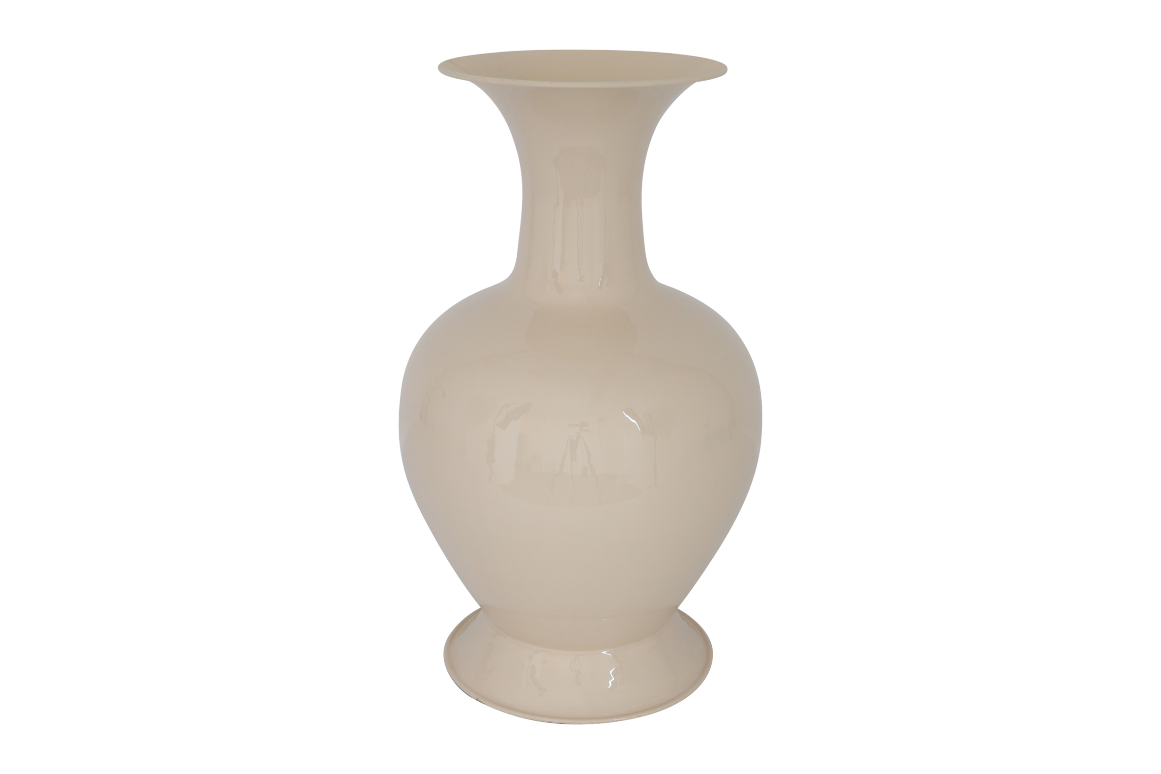 metalen vaas napier creme 55cm - Eliassen.nl