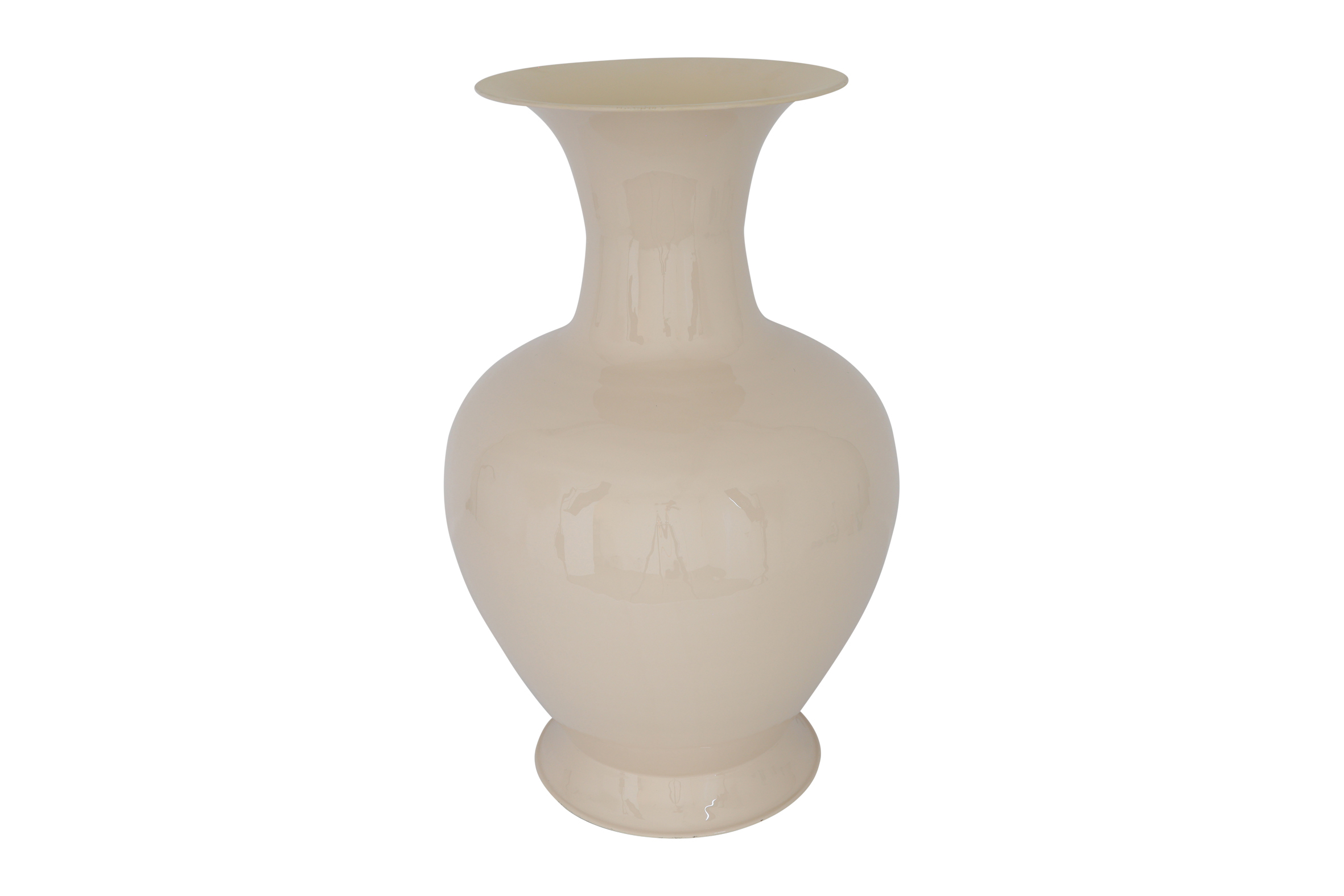 metalen vaas napier creme 72cm - Eliassen.nl