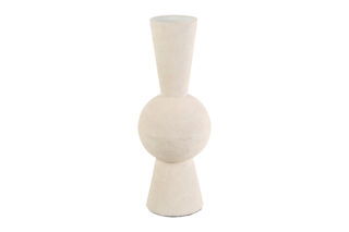 metalen vaas fermin wit 66cm - Eliassen.nl