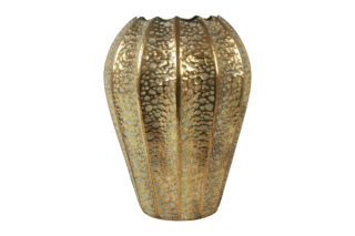 metalen vaas Axel 40cm goud - Eliassen.nl