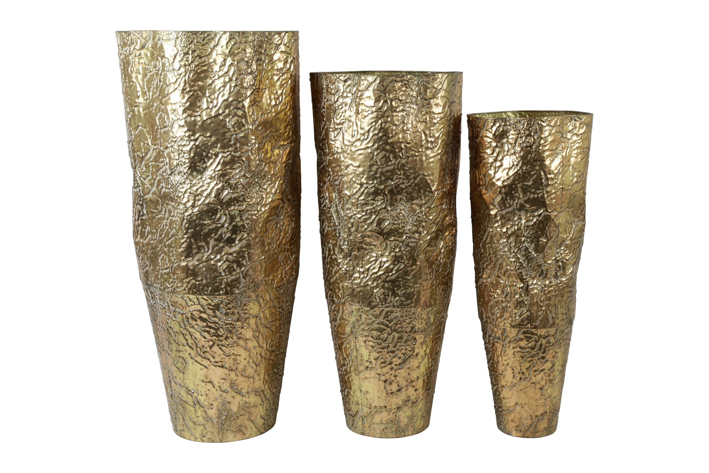 Metalen vaas Axton goud 100cm