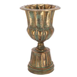 metalen vaas ronnde voet Paris 45cm - Eliassen.nl